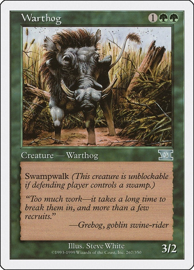 Image for Warthog (267) (6ED) - Magic: The Gathering