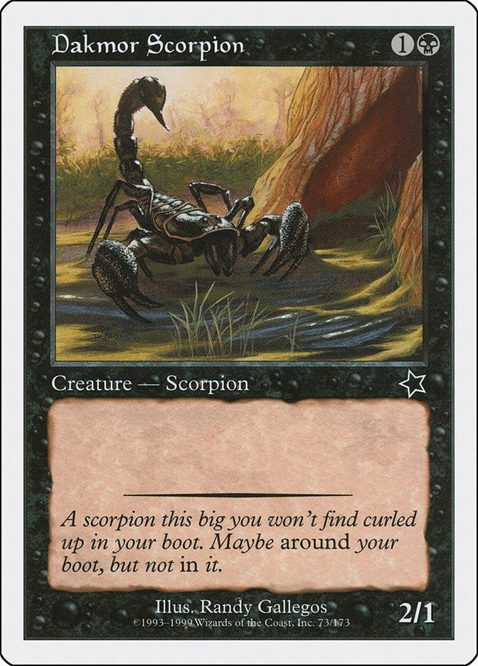 Image for Dakmor Scorpion (73) (S99) - Magic: The Gathering