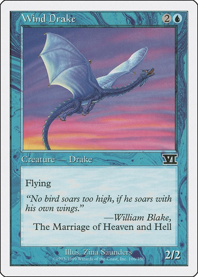 Image for Wind Drake (106) (6ED) - Magic: The Gathering