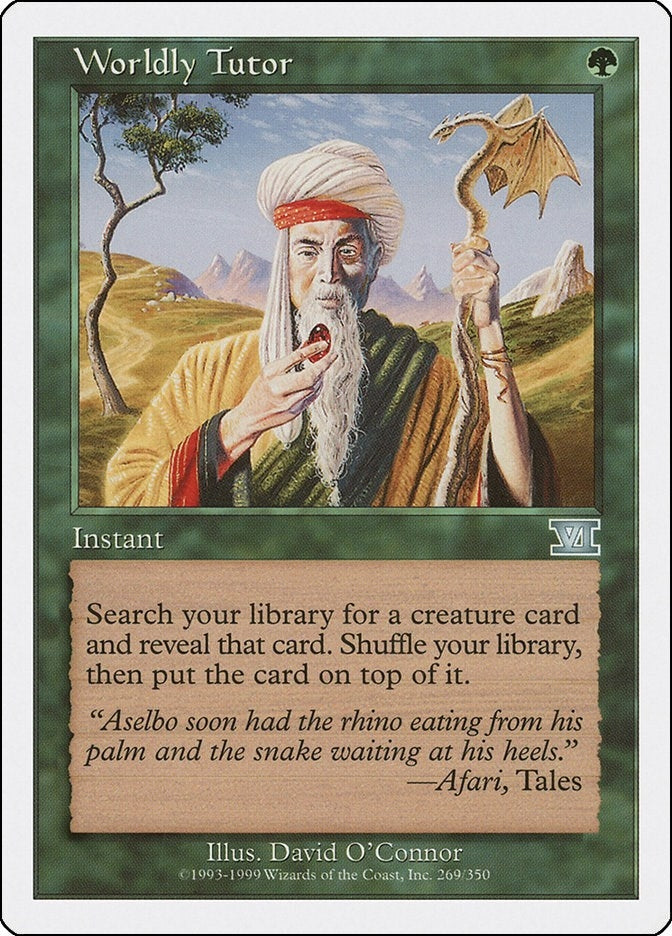 Image for Worldly Tutor (269) (6ED) - Magic: The Gathering