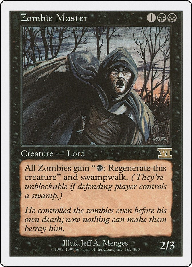 Image for Zombie Master (162) (6ED) - Magic: The Gathering