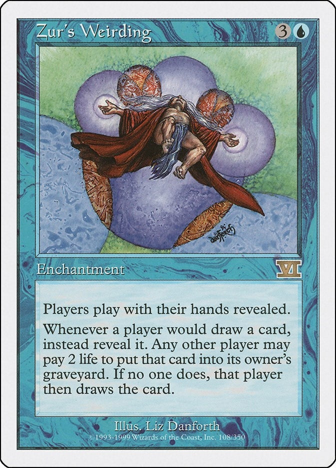Image for Zur's Weirding (108) (6ED) - Magic: The Gathering