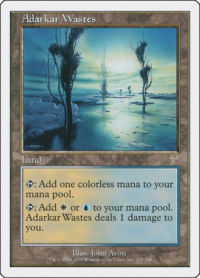 Image for Adarkar Wastes (325) (7ED) - Magic: The Gathering