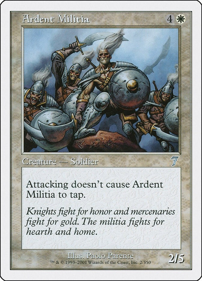 Image for Ardent Militia (2) (7ED) - Magic: The Gathering