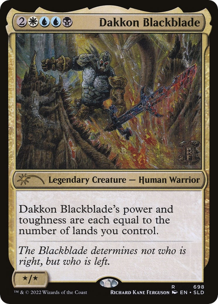Image for Dakkon Blackblade (698) (SLD) - Magic: The Gathering