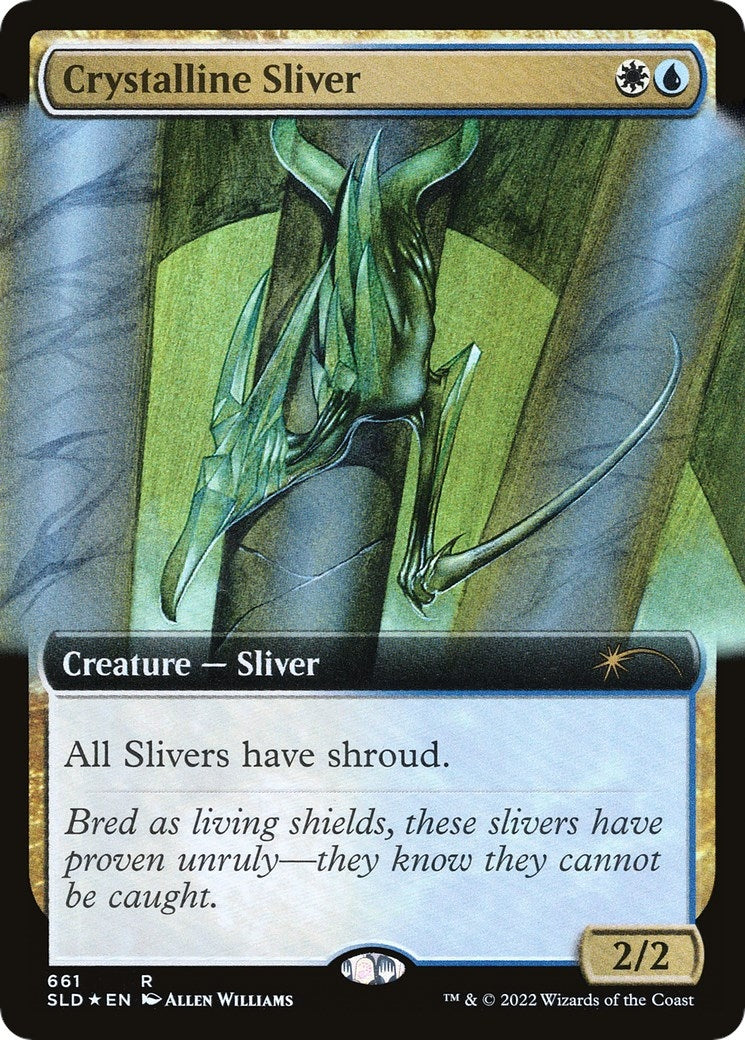 Image for Crystalline Sliver (Extended Art) (661) (SLD) - Magic: The Gathering