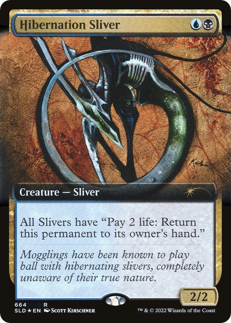 Image for Hibernation Sliver (Extended Art) (664) (SLD) - Magic: The Gathering