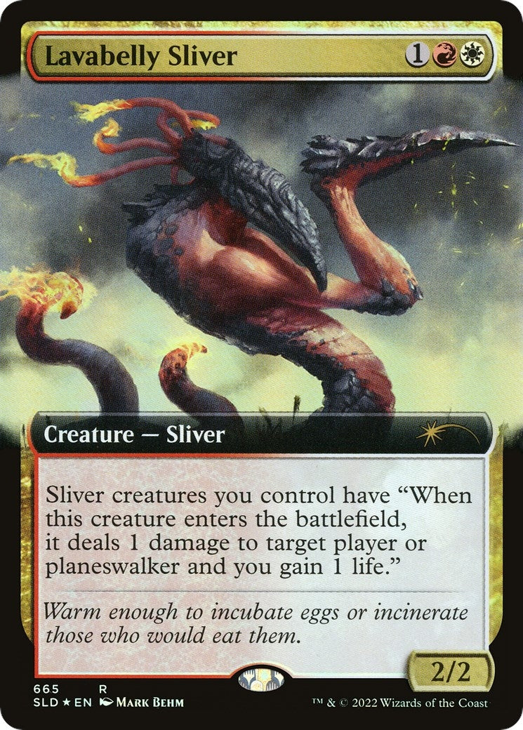 Image for Lavabelly Sliver (Extended Art) (665) (SLD) - Magic: The Gathering
