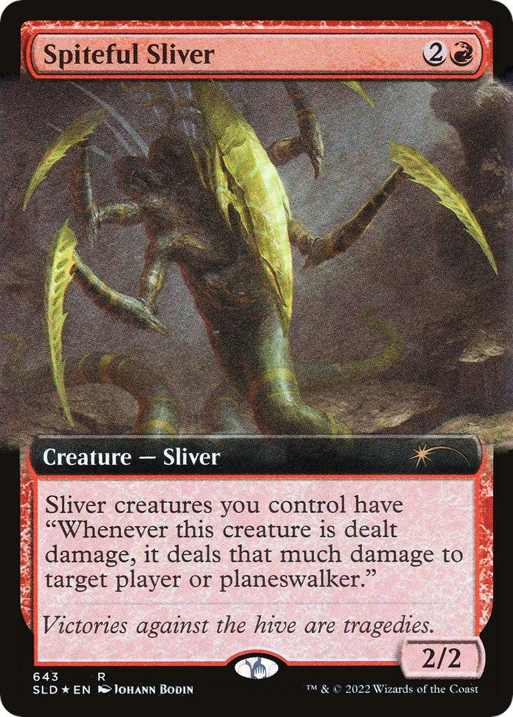 Image for Spiteful Sliver (Extended Art) (643) (SLD) - Magic: The Gathering