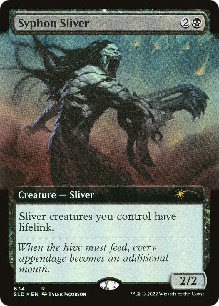 Image for Syphon Sliver (Extended Art) (634) (SLD) - Magic: The Gathering