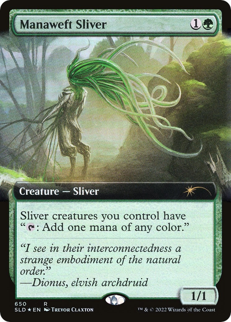 Image for Manaweft Sliver (Extended Art) (650) (SLD) - Magic: The Gathering