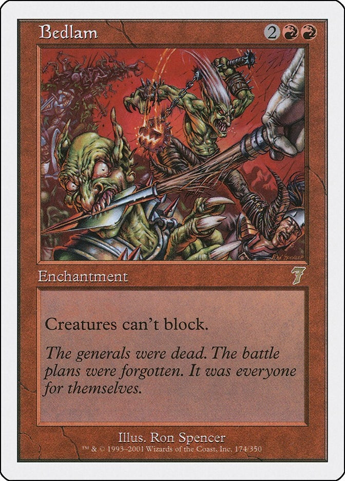 Image for Bedlam (174) (7ED) - Magic: The Gathering