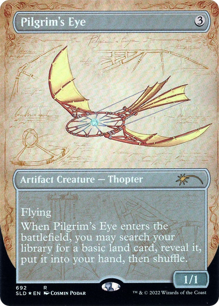 Image for Pilgrim's Eye (Borderless) (692) (SLD) - Magic: The Gathering