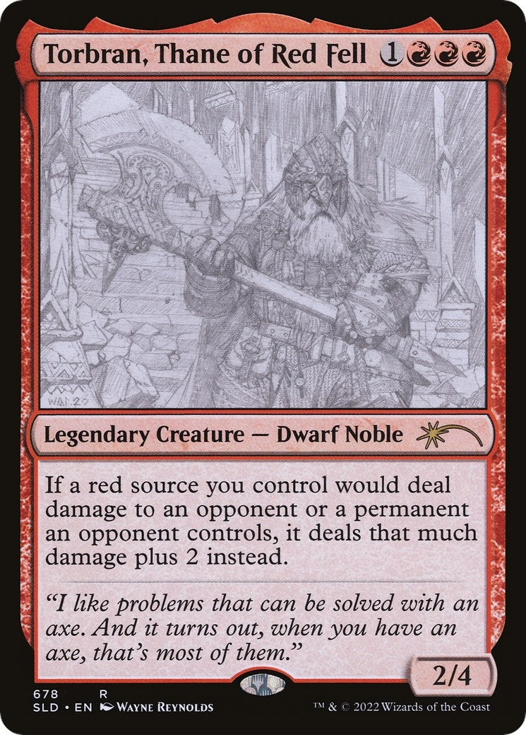 Image for Torbran, Thane of Red Fell (678) (678) (SLD) - Magic: The Gathering