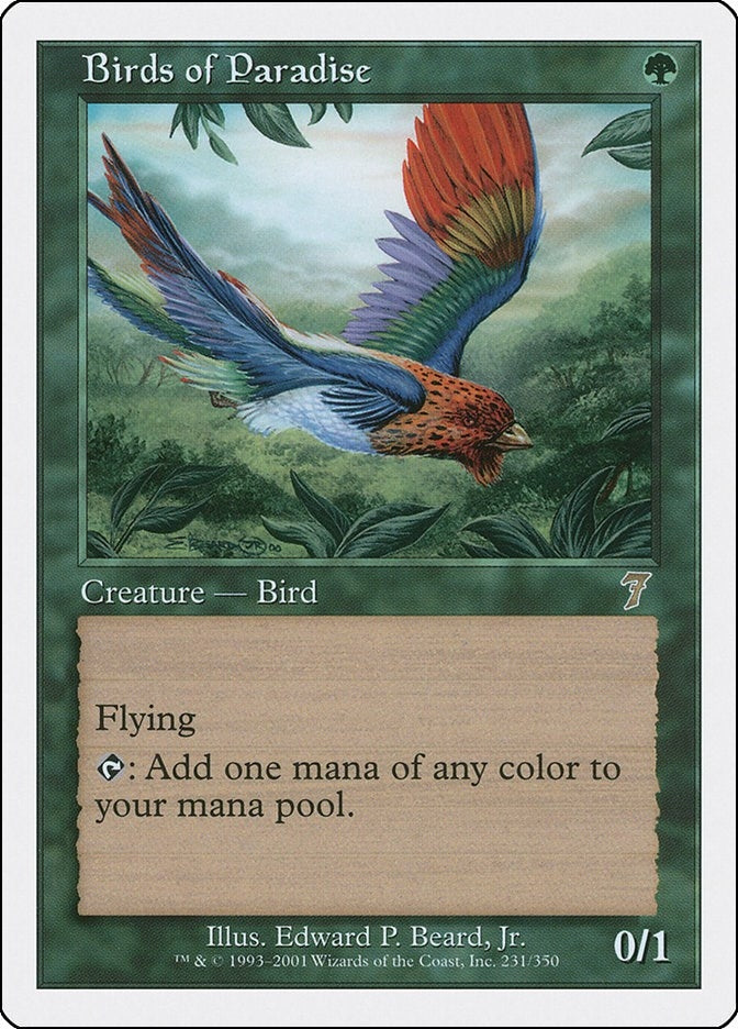 Image for Birds of Paradise (231) (7ED) - Magic: The Gathering