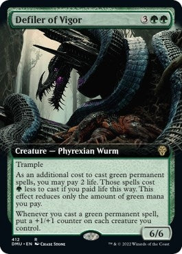Defiler of Vigor (Extended Art) (412) (DMU)