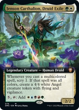 Jenson Carthalion, Druid Exile (Extended Art) (78) (DMC)