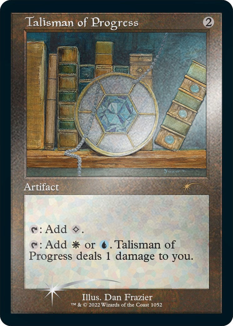 Image for Talisman of Progress (Retro Frame) (Foil Etched) (1052) (SLD) - Magic: The Gathering