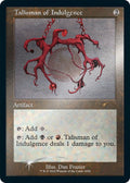 Image for Talisman of Indulgence (Retro Frame) (Foil Etched) (1054) (SLD) - Magic: The Gathering