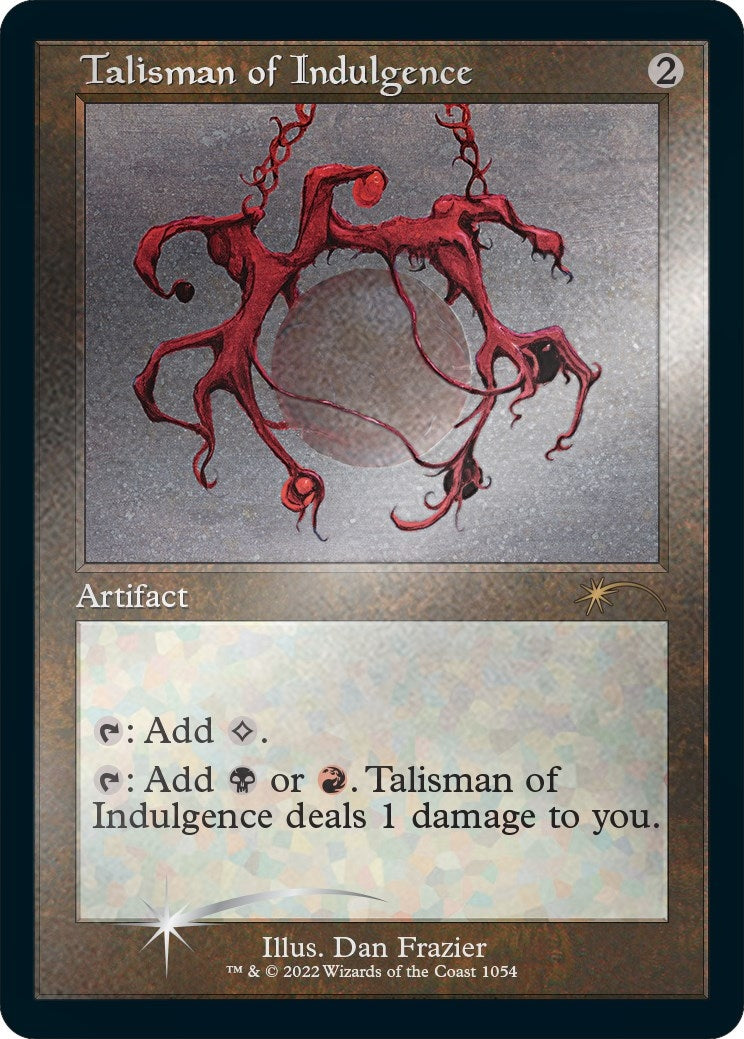 Image for Talisman of Indulgence (Retro Frame) (Foil Etched) (1054) (SLD) - Magic: The Gathering