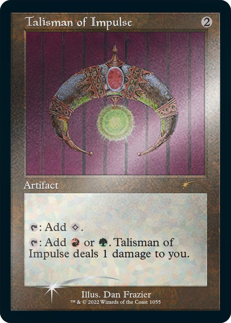 Image for Talisman of Impulse (Retro Frame) (Foil Etched) (1055) (SLD) - Magic: The Gathering