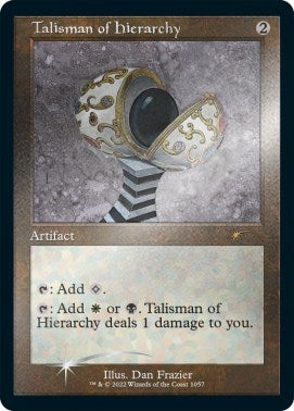 Image for Talisman of Hierarchy (Retro Frame) (Foil Etched) (1057) (SLD) - Magic: The Gathering