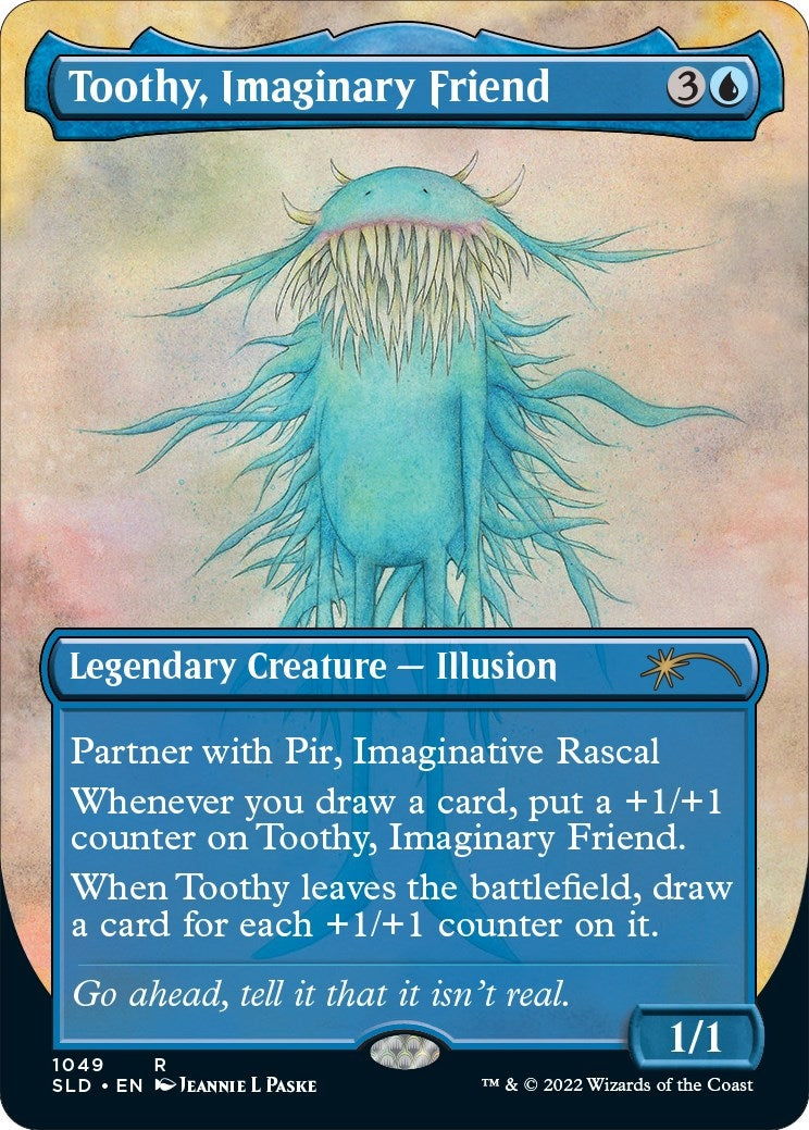 Image for Toothy, Imaginary Friend (Borderless) (1049) (SLD) - Magic: The Gathering