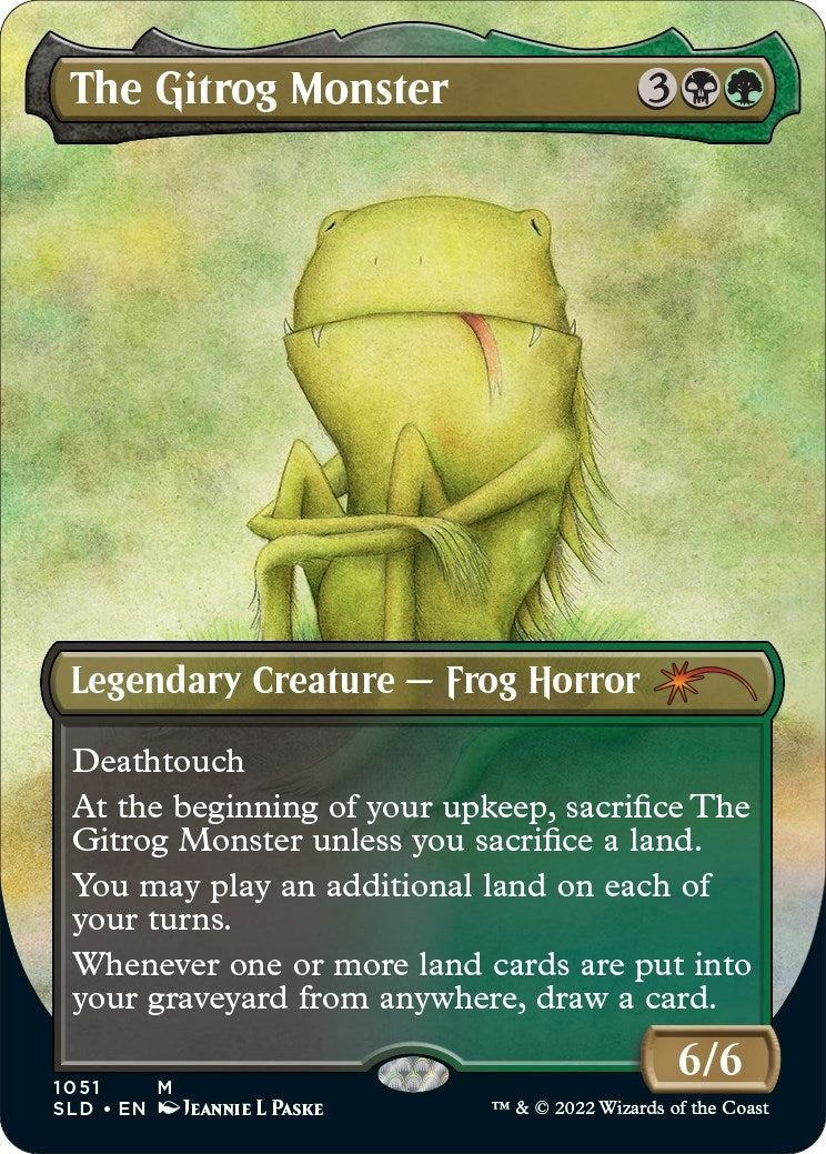 Image for The Gitrog Monster (Borderless) (1051) (SLD) - Magic: The Gathering