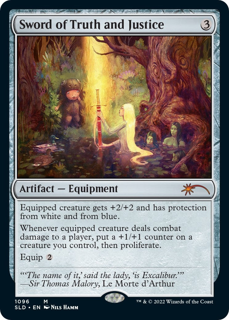 Image for Sword of Truth and Justice (1096) (SLD) - Magic: The Gathering