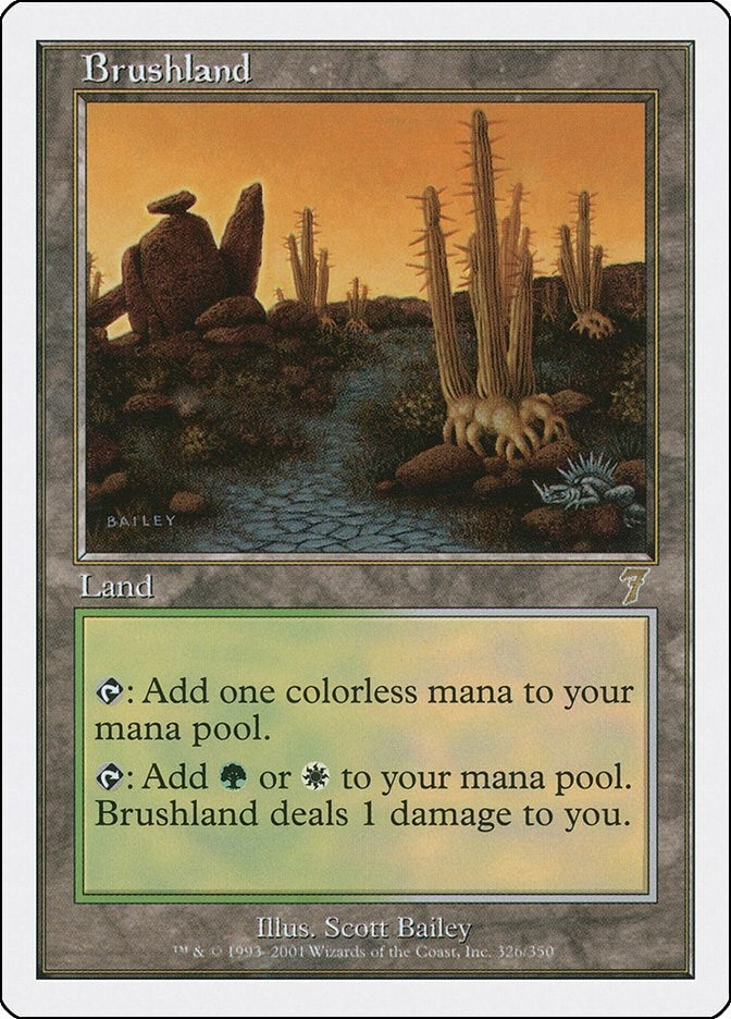 Image for Brushland (326) (7ED) - Magic: The Gathering