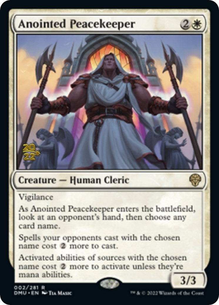 Image for Anointed Peacekeeper (2) (PRE) - Magic: The Gathering