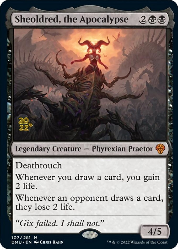 Image for Sheoldred, the Apocalypse (107) (PRE) - Magic: The Gathering