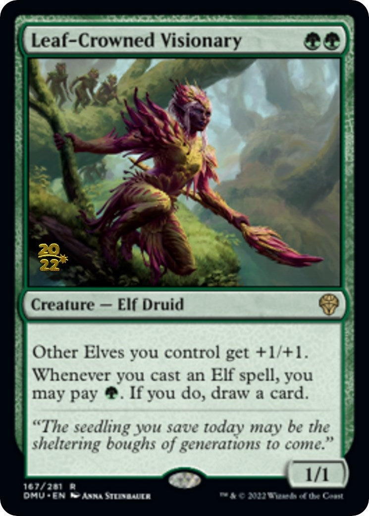 Image for Leaf-Crowned Visionary (167) (PRE) - Magic: The Gathering