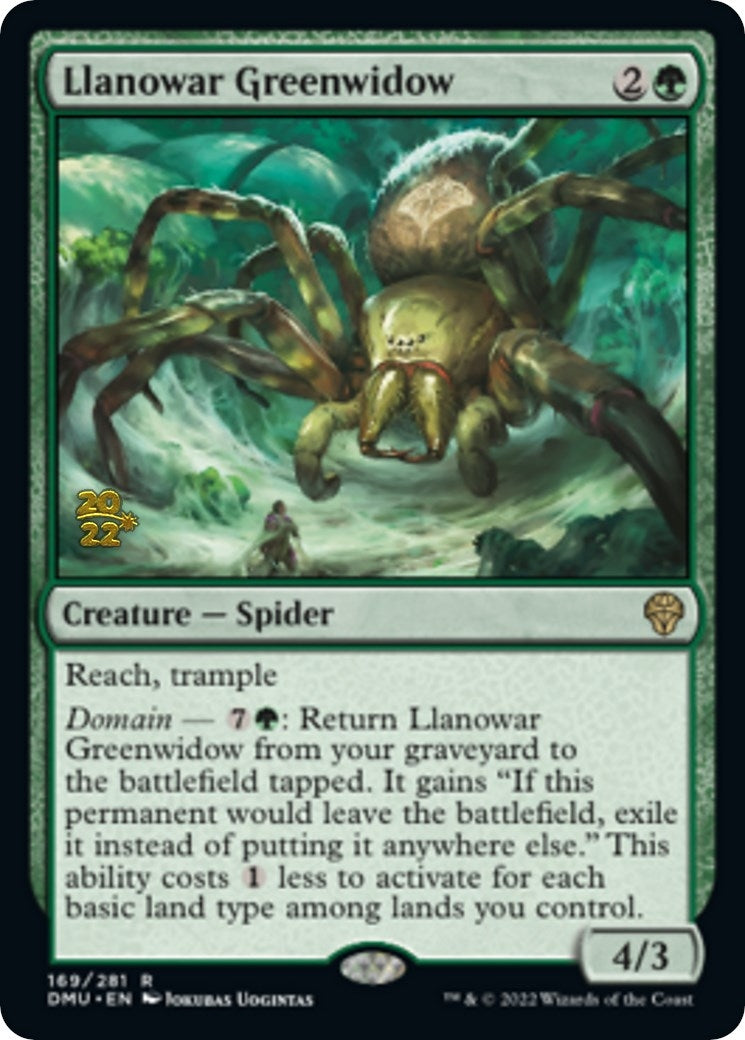Image for Llanowar Greenwidow (169) (PRE) - Magic: The Gathering