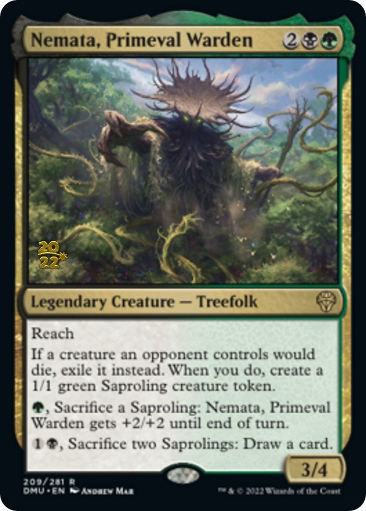 Image for Nemata, Primeval Warden (209) (PRE) - Magic: The Gathering