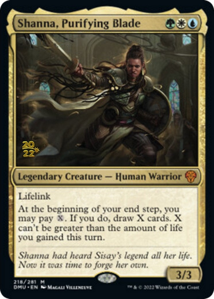 Image for Shanna, Purifying Blade (218) (PRE) - Magic: The Gathering