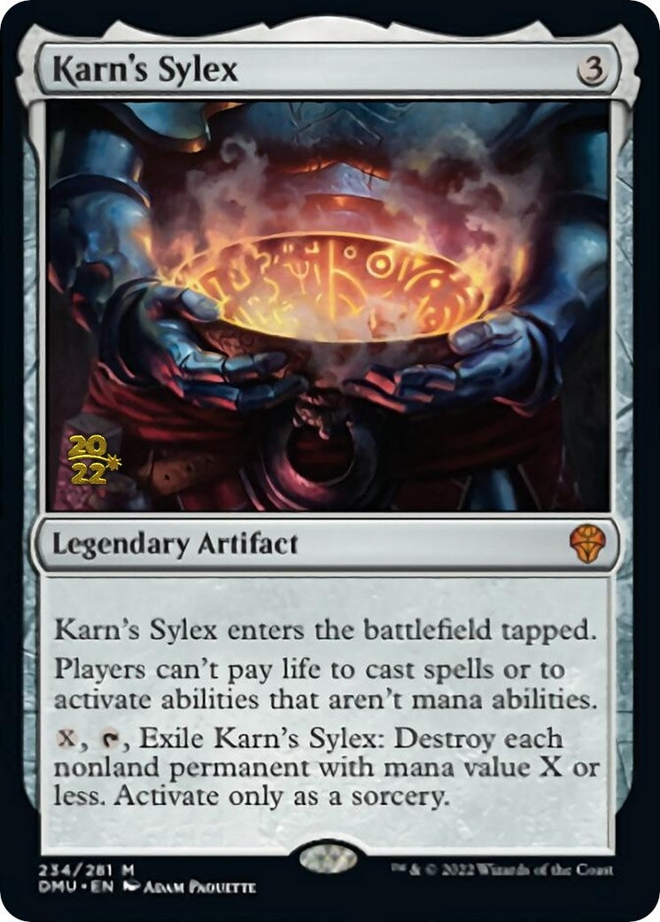 Image for Karn's Sylex (234) (PRE) - Magic: The Gathering