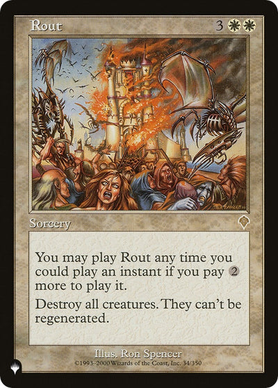 Rout (INV) (34/350) (LIST)