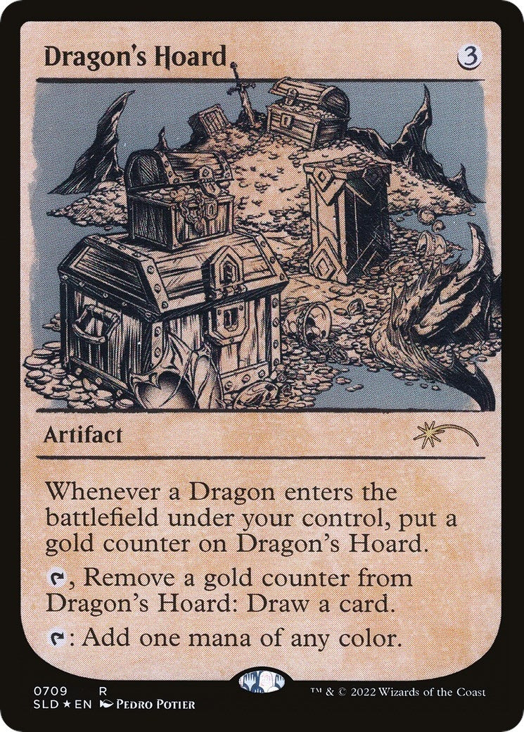 Image for Dragon's Hoard (Showcase) (709) (SLD) - Magic: The Gathering