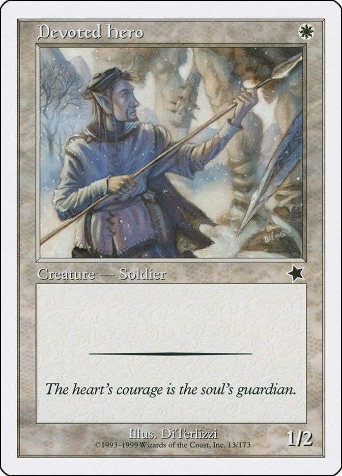 Image for Devoted Hero (13) (S99) - Magic: The Gathering