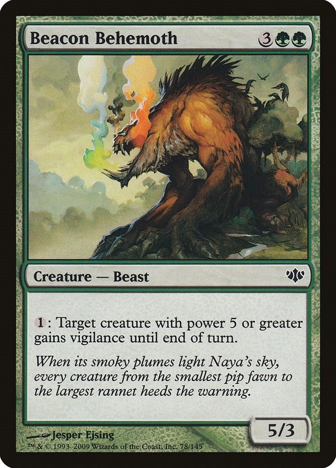 Image for Beacon Behemoth (78) (CON) - Magic: The Gathering