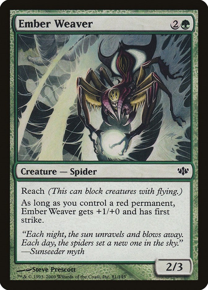 Image for Ember Weaver (81) (CON) - Magic: The Gathering