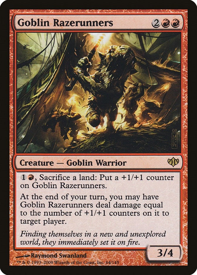 Image for Goblin Razerunners (64) (CON) - Magic: The Gathering
