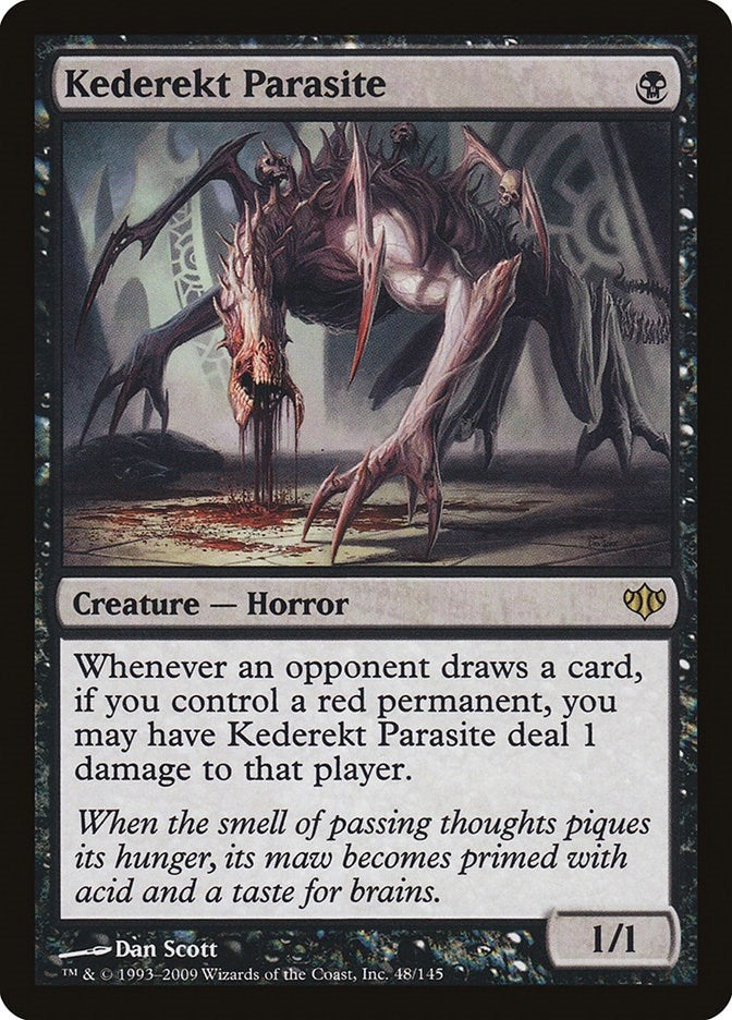 Image for Kederekt Parasite (48) (CON) - Magic: The Gathering
