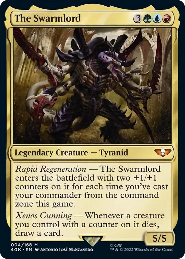 Image for The Swarmlord (Surge Foil) (4) (40K) - Magic: The Gathering
