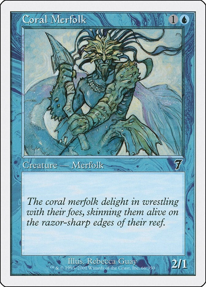 Image for Coral Merfolk (66) (7ED) - Magic: The Gathering