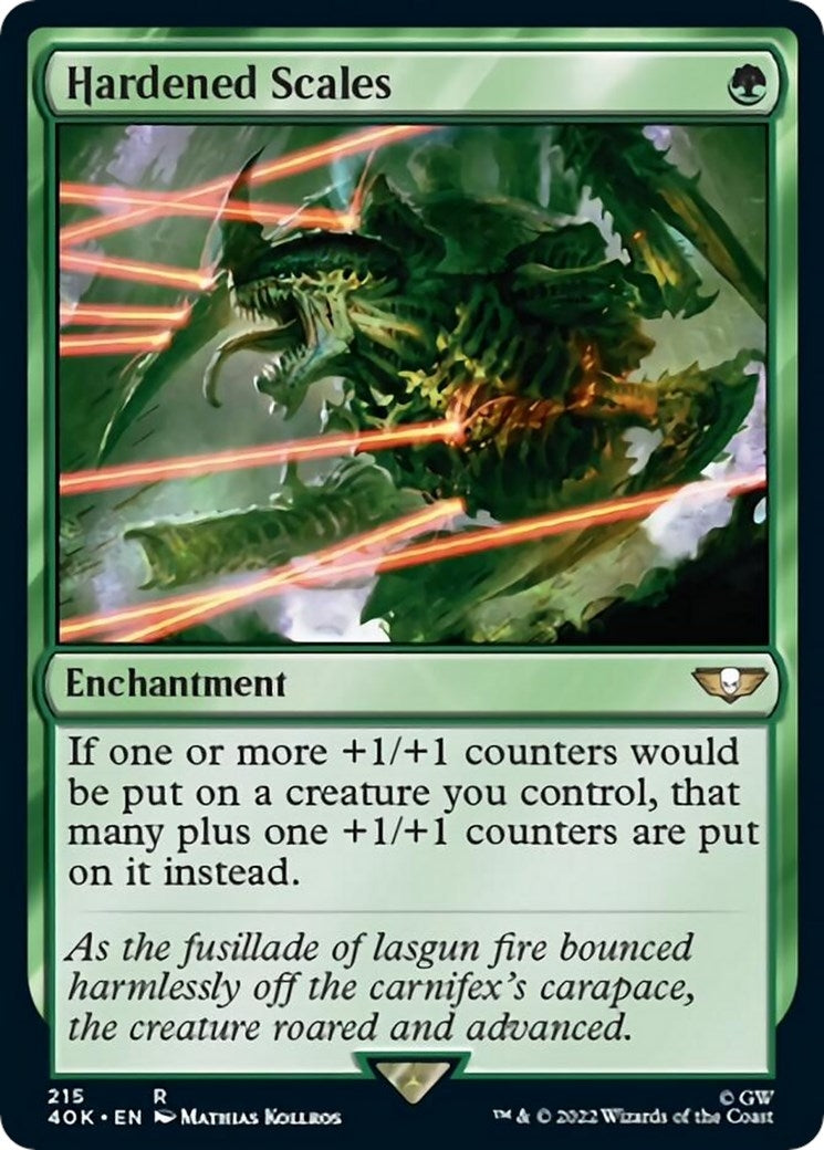 Image for Hardened Scales (215) (40K) - Magic: The Gathering