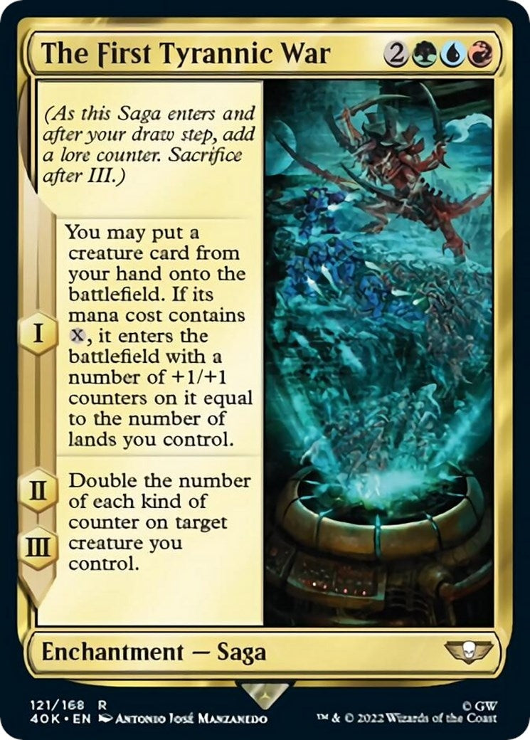 Image for The First Tyrannic War (Surge Foil) (121) (40K) - Magic: The Gathering