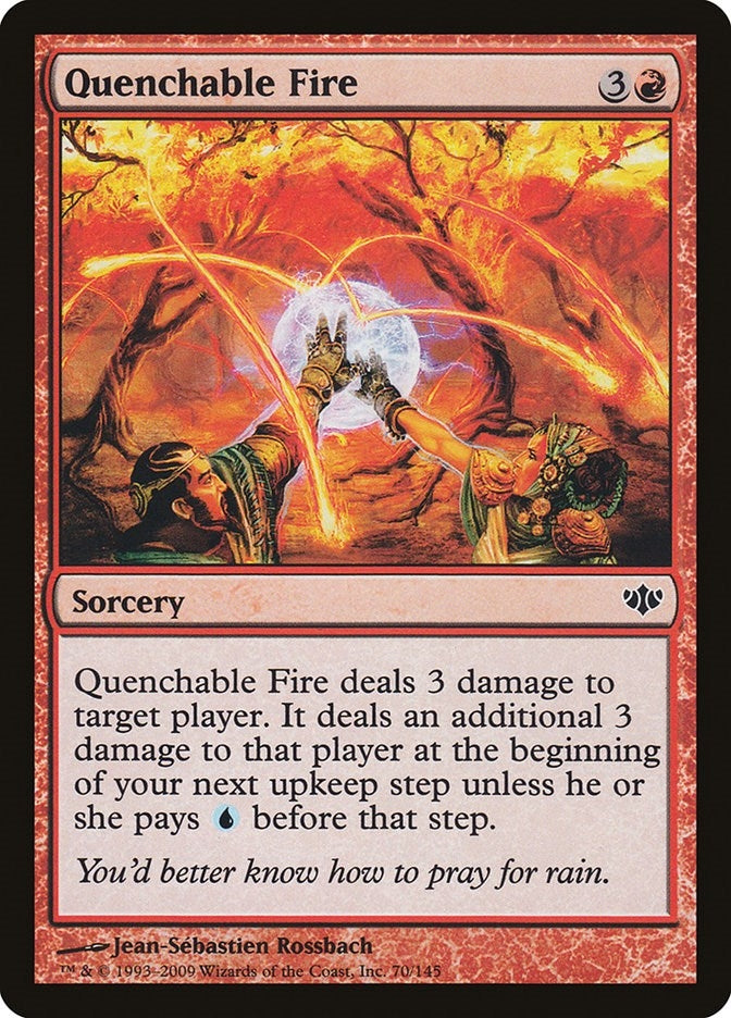 Image for Quenchable Fire (70) (CON) - Magic: The Gathering