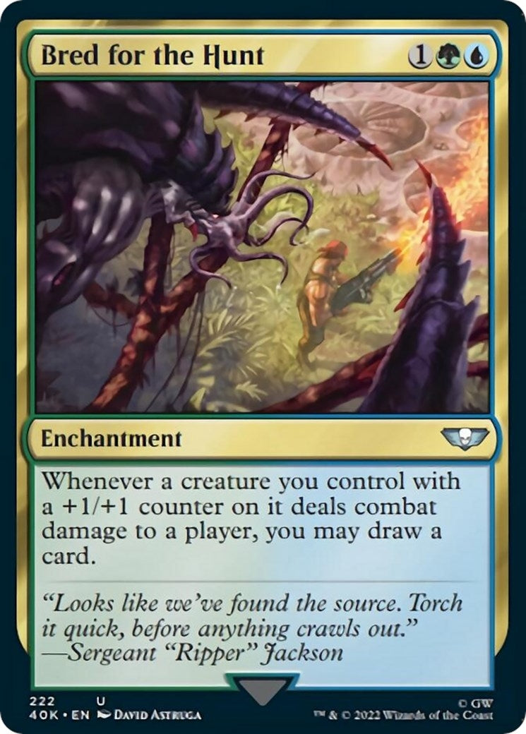 Image for Bred for the Hunt (222) (40K) - Magic: The Gathering